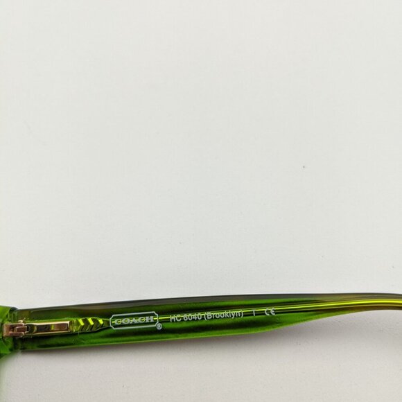 🕶️Coach HC6040 Brooklyn 5117(Tortoise/Green) Eyeglasses 50/16 135 | ALH305🕶️ - Picture 6 of 9